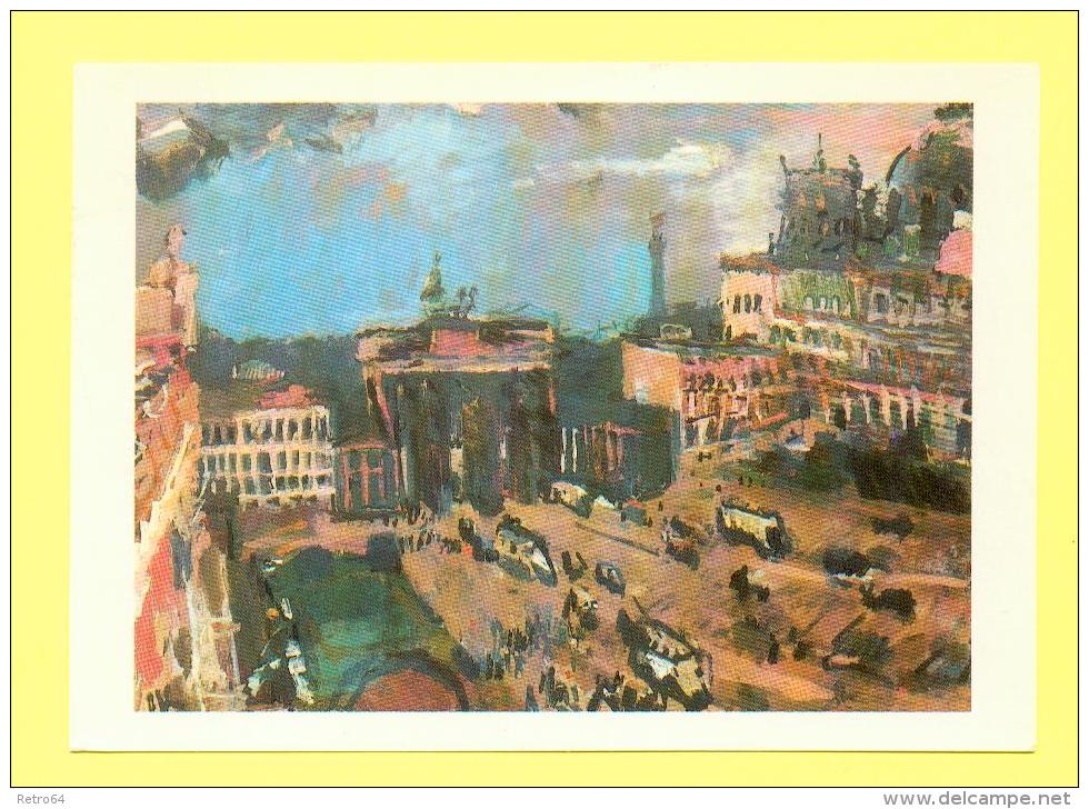 CPSM  ALLEMAGNE  -  BERLIN  -  88  Staatliche Museen - Nationalgarerie " Pariser Platz In Berlin " Oskar Kokoschka - Mitte