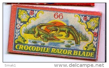 RAZOR BLADE RASIERKLINGE CROCODILE 66 - Razor Blades