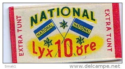 RAZOR BLADE RASIERKLINGE NATIONAL LYX 10 Ore  EXTRA TUNT - Lames De Rasoir