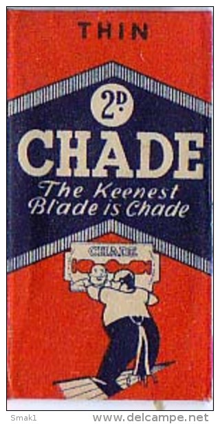 RAZOR BLADE RASIERKLINGE CHADE THIN THE KEENEST BLADE IN CHADE - Razor Blades