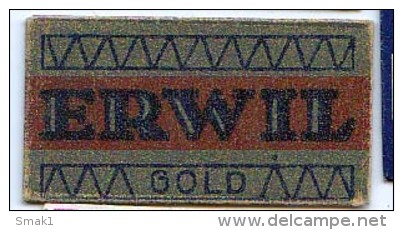 RAZOR BLADE RASIERKLINGE ERWILL GOLD - Razor Blades