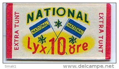 RAZOR BLADE RASIERKLINGE NATIONAL LYX 10 Ore  EXTRA TUNT - Lames De Rasoir