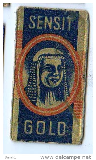 RAZOR BLADE RASIERKLINGE SENSIT GOLD - Lames De Rasoir