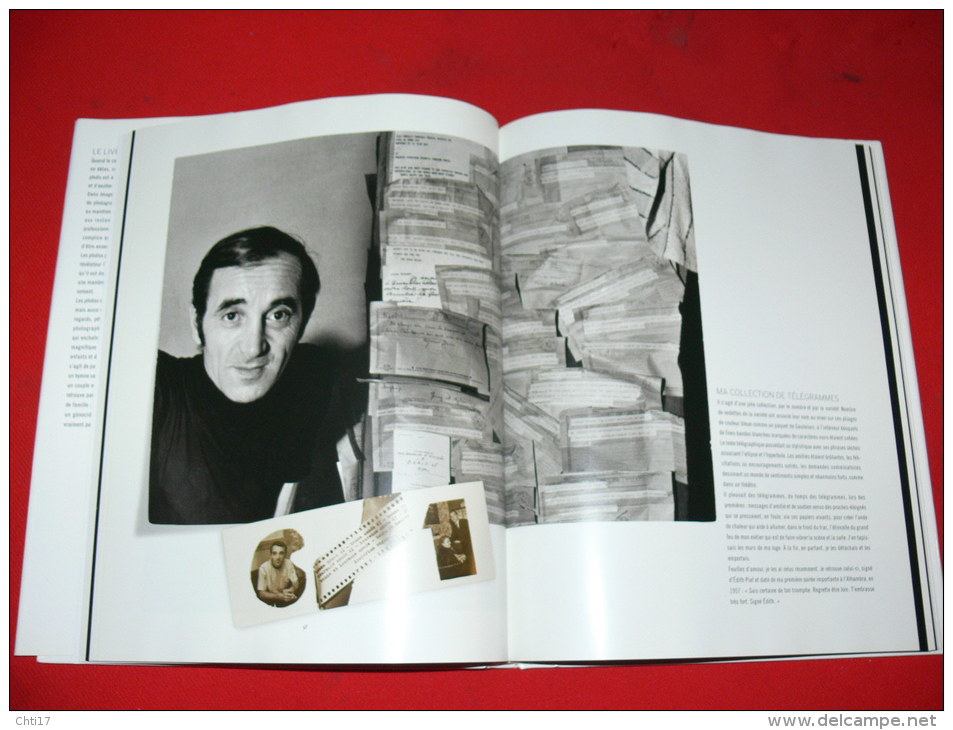 AZNAVOUR  IMAGES DE MA VIE BIOGRAPHIE EN IMAGES ET PHOTOS INEDITES TARIF 32 EUROS  EDITIONS FLAMMARION - Musik