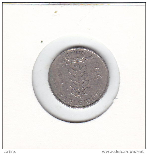 1 Franc Baudouin I 1962 FR - 1 Franc