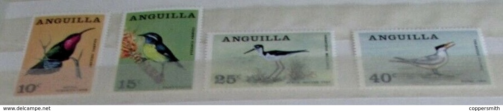 (005) Anguilla  Birds / Oiseaux / Vögel / Vogels  * / Mh  Michel 36-39 - Anguilla (1968-...)