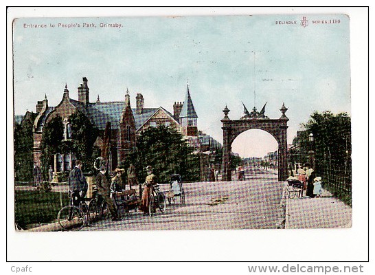 Angleterre - Entrance To People´s Park, Grimsby - Autres & Non Classés