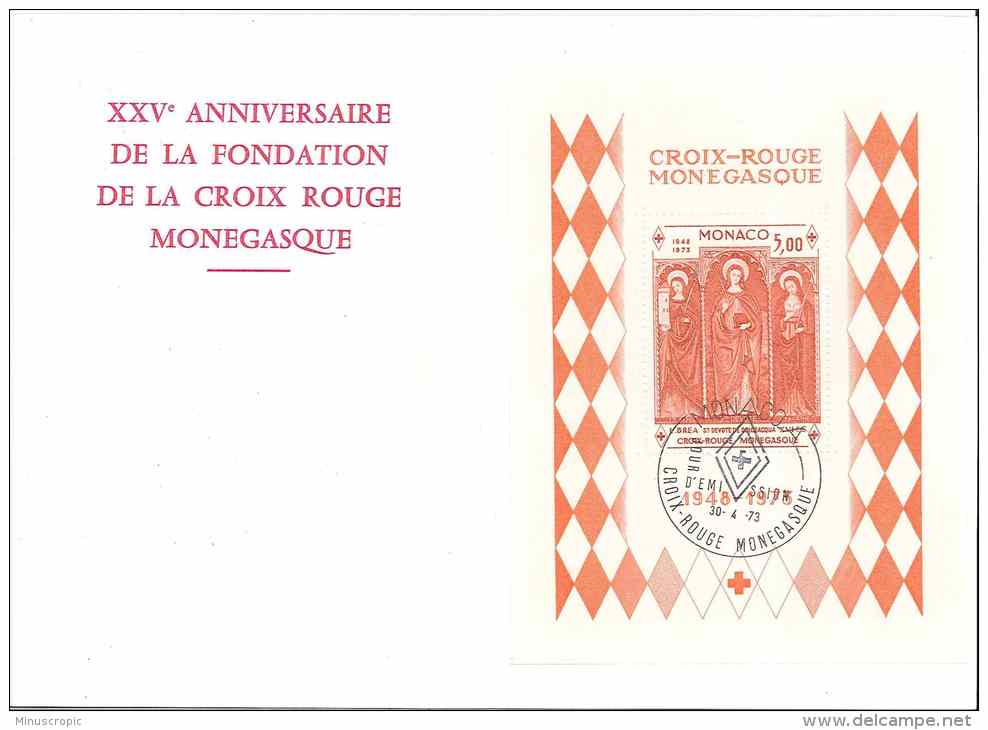 25ème Anniversaire De La Fondation De La Croix Rouge Monégasque - Louis Bréa - 1973 - Altri & Non Classificati