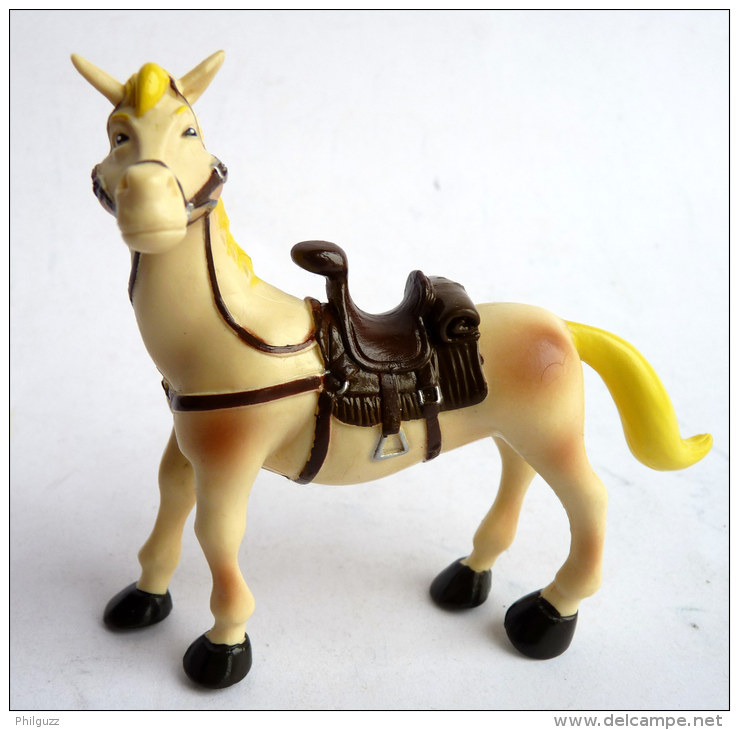 Figurine BOB ET BOBETTE AU TEXAS - 2009 - CHEVAL - Vandersteen - Figurine In Plastica