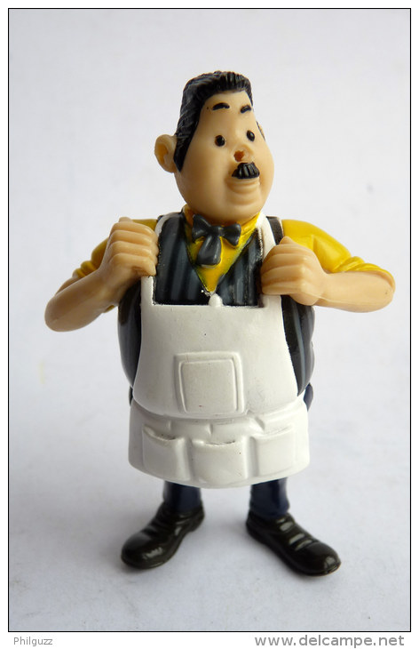 Figurine BOB ET BOBETTE AU TEXAS - 2009 - BARMAN (MANQUE LE NEZ) - Vandersteen - Figurine In Plastica