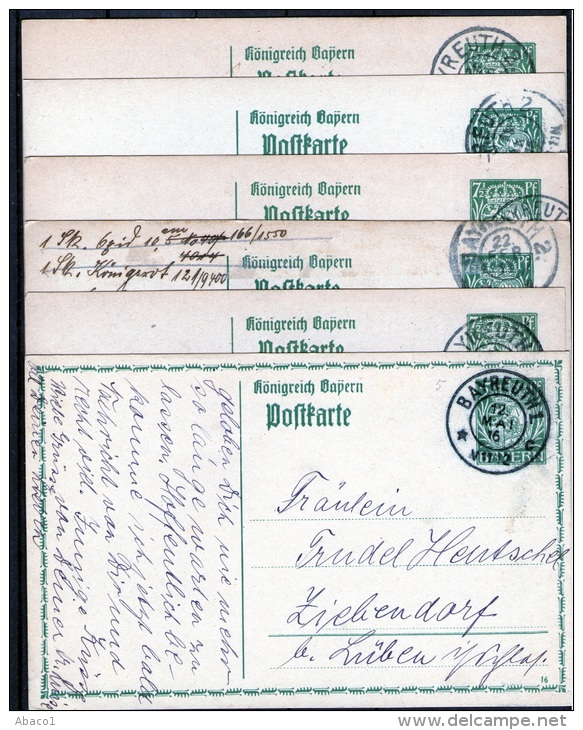 Bayern 6 PK 1916 Bis 18 Aus Bayreuth - Other & Unclassified