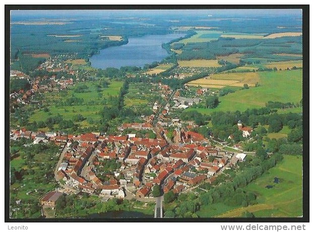 LENZEN Elbe Brandenburg Luftaufnahme 1983 - Lenzen