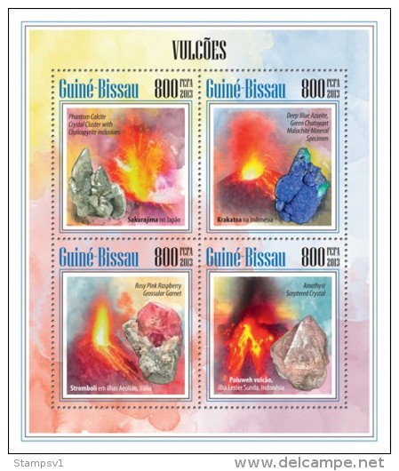 Guinea Bissau. 2013 Volcano. (501a) - Volcanes