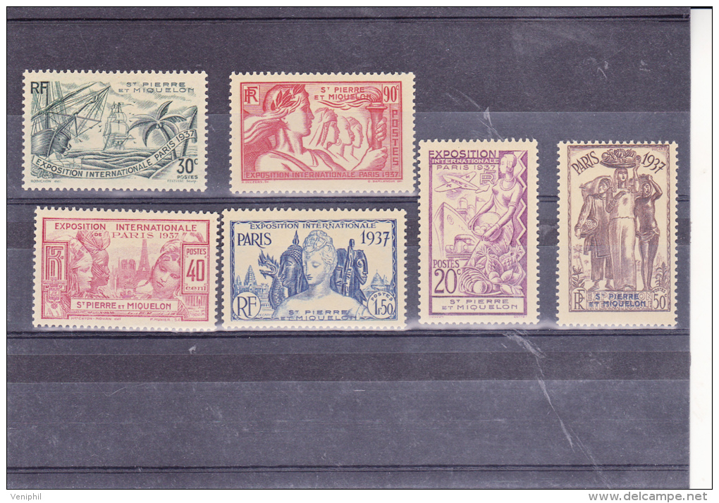ST PIERRE ET MIQUELON -N° 160 A 165 NEUF X COTE :18 € - Unused Stamps