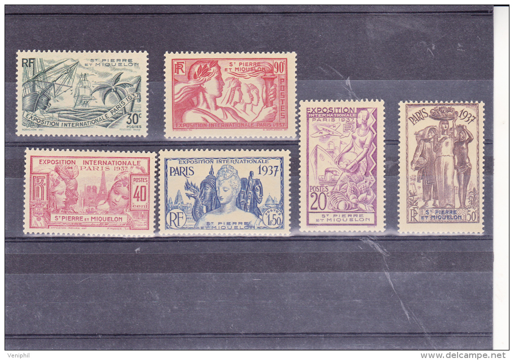 ST PIERRE ET MIQUELON -N° 160 A 165 NEUF X COTE :18 € - Neufs