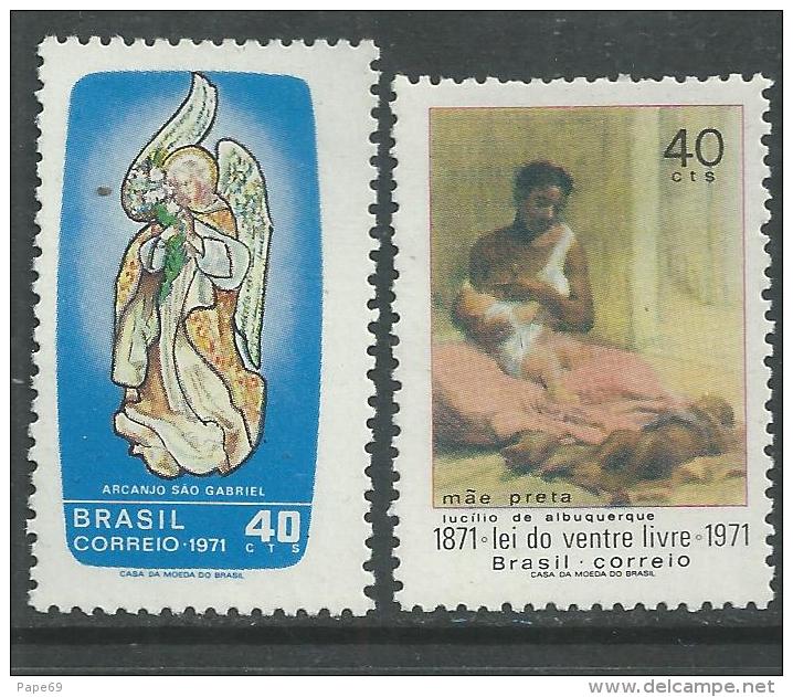 Brésil  N° 964 / 65 XX  Les 2 Valeurs  Sans Charnière, TB - Unused Stamps