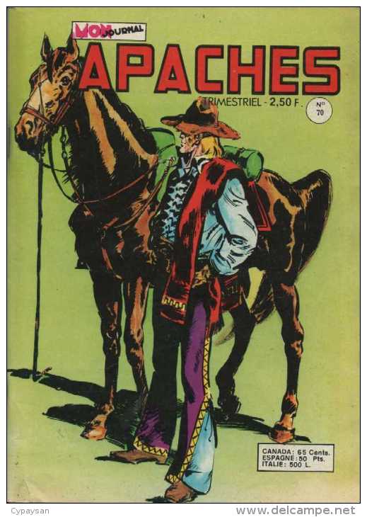 APACHES N° 70 BE MON JOURNAL 07-1977 - Mon Journal