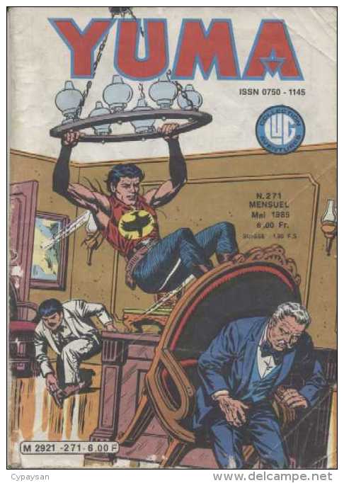 YUMA N° 271 BE LUG 1985 AVEC ZAGOR - Yuma