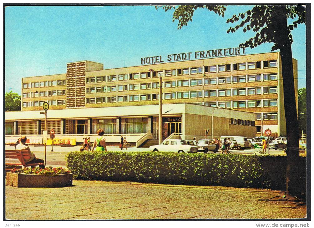 ALLEMAGNE - FRANKFURT (Oder), Hôtel Stadt Frankfurt, Animée, Voitures - Frankfurt A. D. Oder