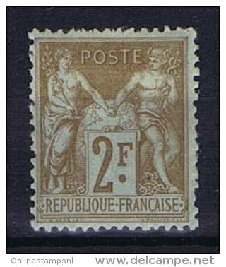 France: Yvert Nr 105 ,  MH/* - 1876-1898 Sage (Type II)
