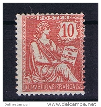 France: Yvert Nr 124 MH/* - Unused Stamps