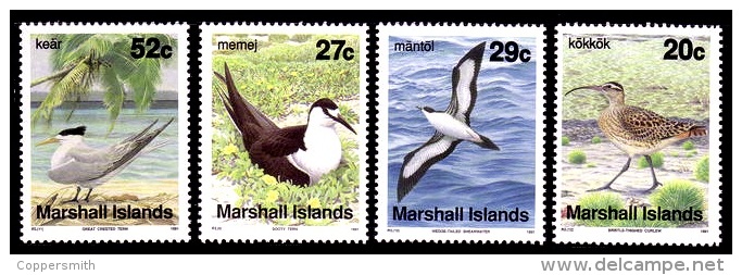 (17) Marshall Isl.  Birds / Oiseaux / Vögel / Vogels  ** / Mnh  Michel 343-46 - Marshall Islands