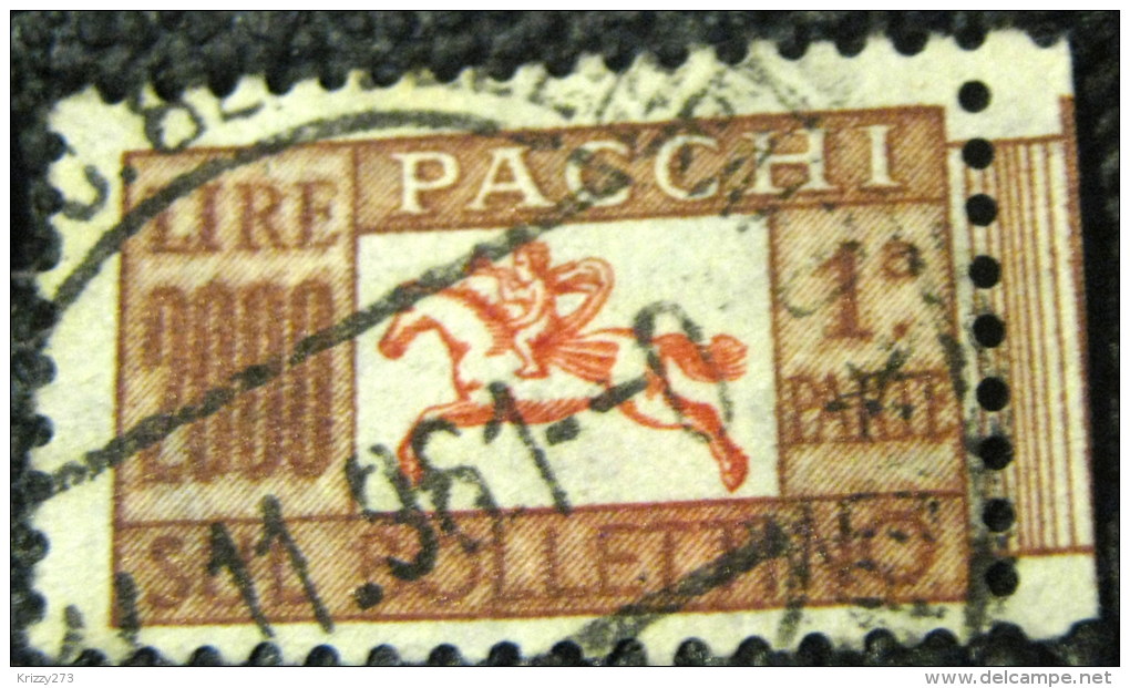 Italy 1954 Parcel Post 2000L - Used - Postpaketten