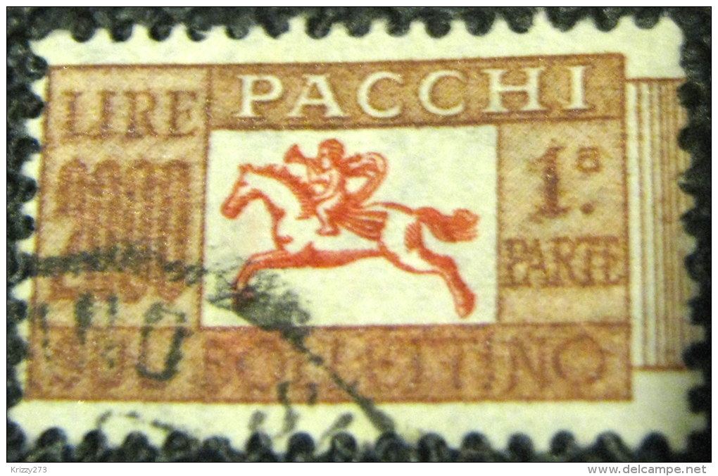 Italy 1954 Parcel Post 2000L - Used - Postpaketten