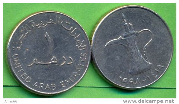 UAE 1 Dirham 1998 - 1419  (Used - XF) - Emirats Arabes Unis