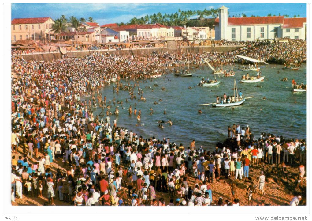 Salvador - Festa De Iemanja Em Santana Do Rio Vermelho-estado Da Bahia - Salvador De Bahia