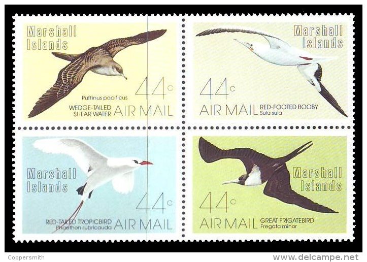 (20) Marshall Isl.  Animals / Birds / Oiseaux / Vögel / Vogels  ** / Mnh  Michel 105-08 - Islas Marshall