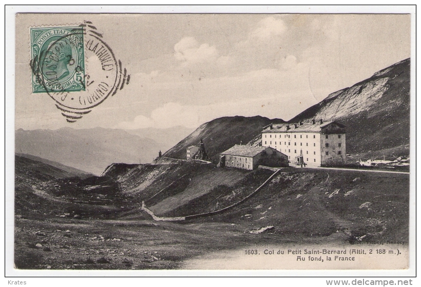 Postcard - Col Du Petit Saint-Bernard     (13246) - Other & Unclassified