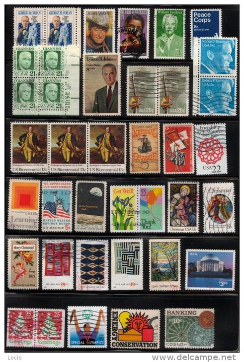 USA DIFFERENT USED STAMPS MIX - Collezioni & Lotti