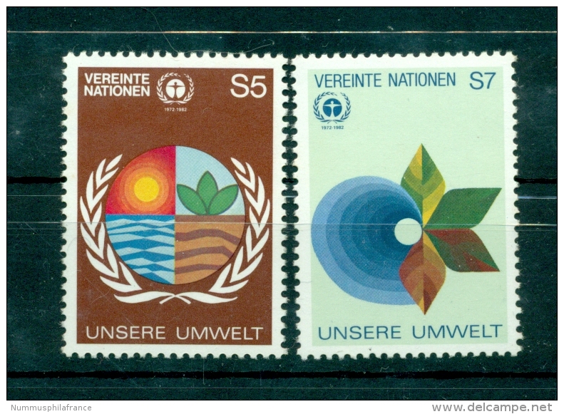 Nations Unies Vienne  1982 - Y & T N.24/25 - Environnement Humain - Ungebraucht
