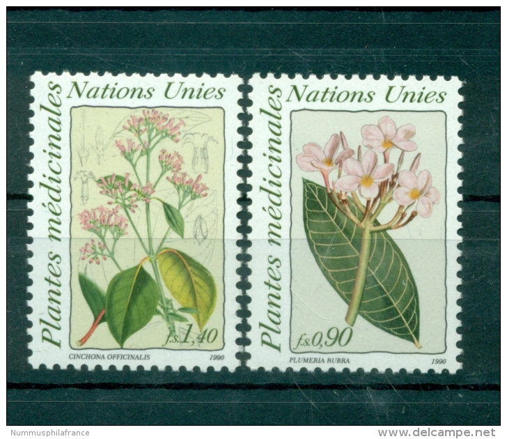 Nations Unies Géneve 1990 - Michel N.186/87 - "Plantes Médicinales" - Unused Stamps