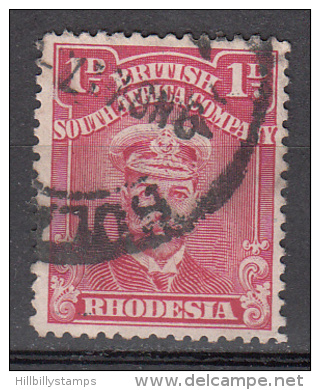 Rhodesia   Scott No. 120   Used   Year  1913 - Andere & Zonder Classificatie