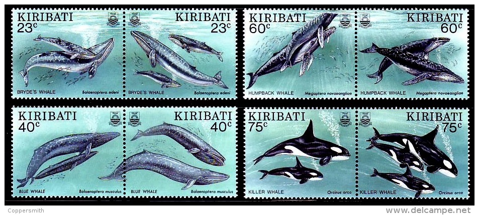 (005) Kiribati  Fauna / Animals / Marine Life / Vie / Meerestiere / Whales / Wale / Baleines  ** / Mnh  Michel 661-68 - Kiribati (1979-...)