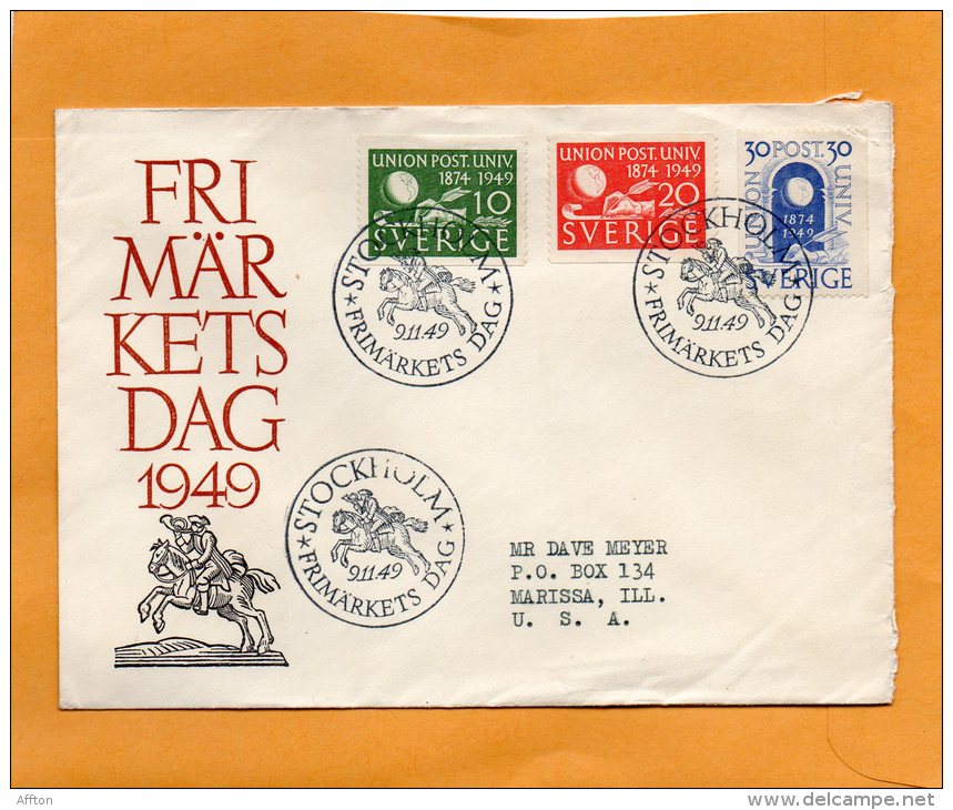 Sweden 1949 FDC - FDC