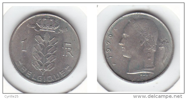 1 Franc Baudouin I 1970 FR - 1 Franc