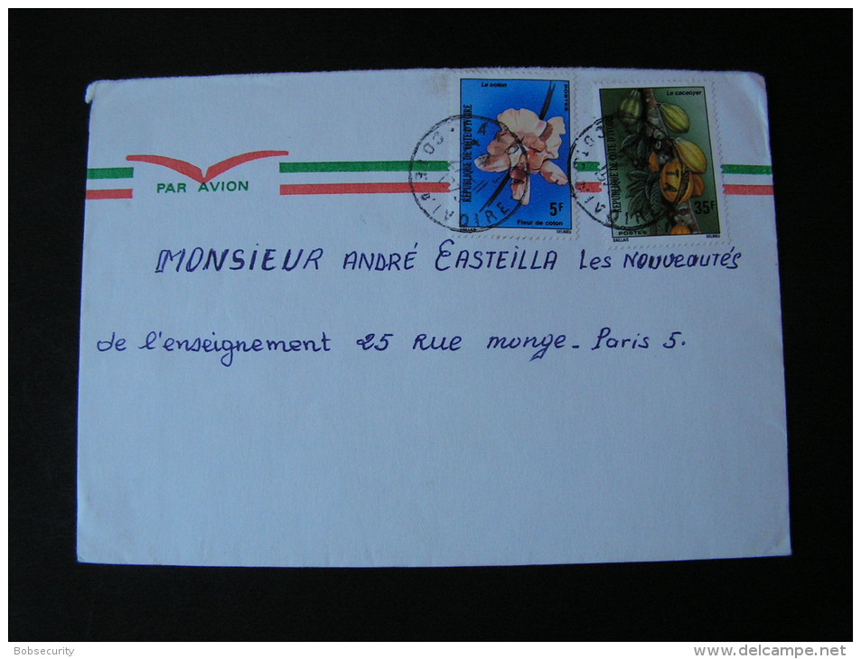 == Cote Orchids On Cv. 1973 - Côte D'Ivoire (1960-...)