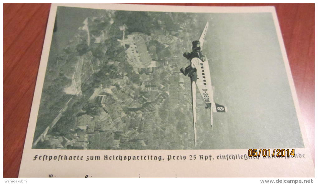 5 Postkarten Zum Reichsparteitag Nürnberg 1.9.1937 Ganzsache "Drittes Reich" Mi-Nr. P264 - 01,02,03,07,08 Postfrisch - Sonstige & Ohne Zuordnung