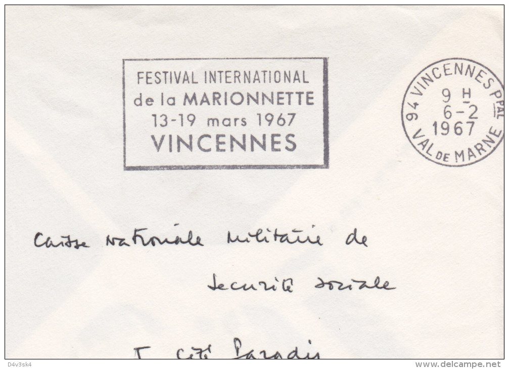 1967 France 94 Vincennes Festival International Marionette Puppets - Marionetas