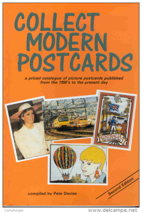 C COLLECT MODERN POSTCARDS PETE DAVIES FULLY ILLUSTRATED  - .Reflections Of A Bygone Age, 1991 - Livres Sur Les Collections