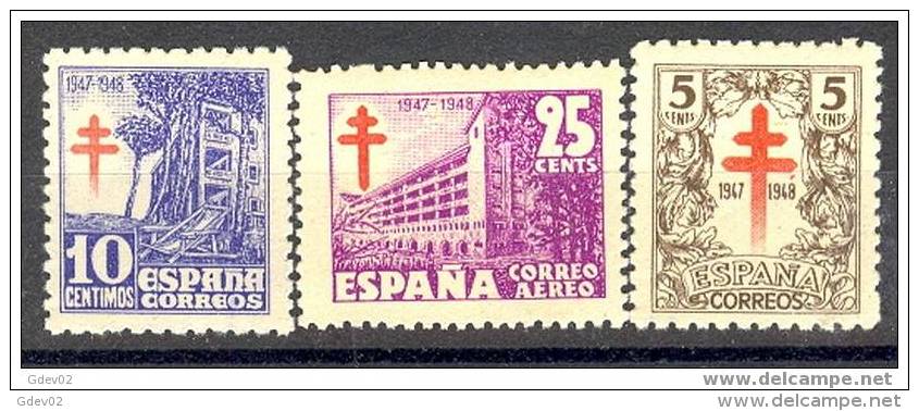 ES1017-L4120TARO.España. Spain .Espagne.Pro  Tuberculosos.1947. (Ed 1017/9**). LUJO - Otros & Sin Clasificación