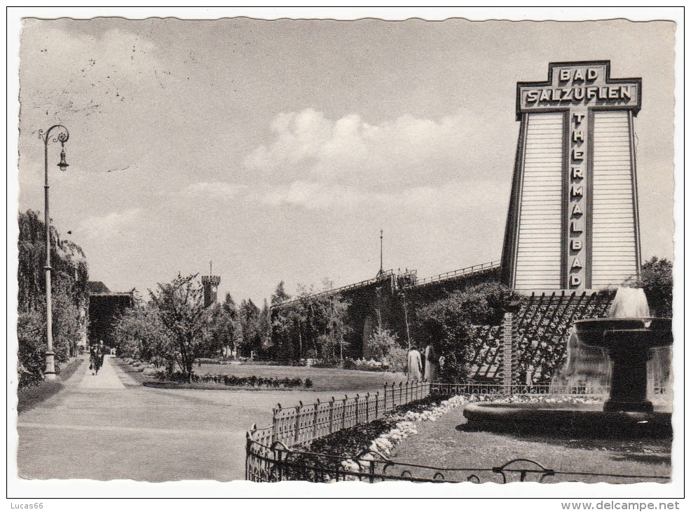 C1960 BAD SALZUFLEN EINGANG ROSENGARTEN - Bad Salzuflen