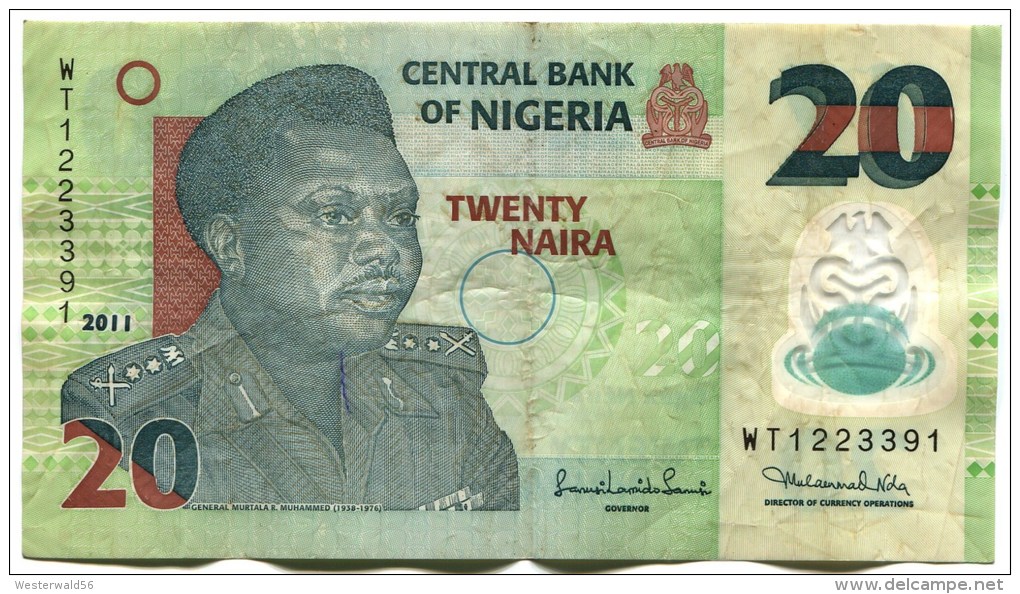 Nigeria Banknote Von 2011, 20 Naira - Nigeria