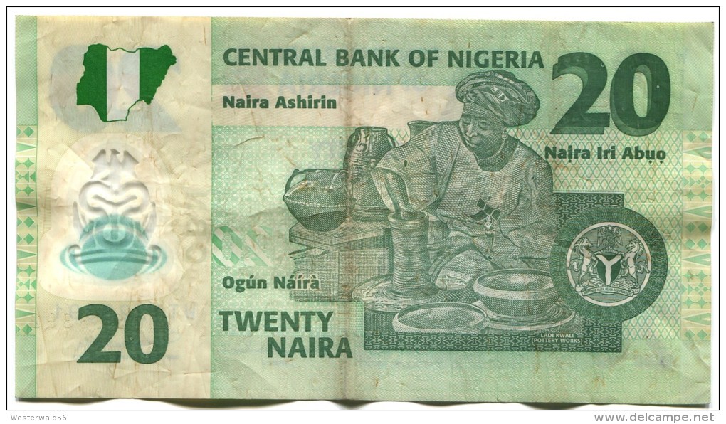 Nigeria Banknote Von 2011, 20 Naira - Nigeria