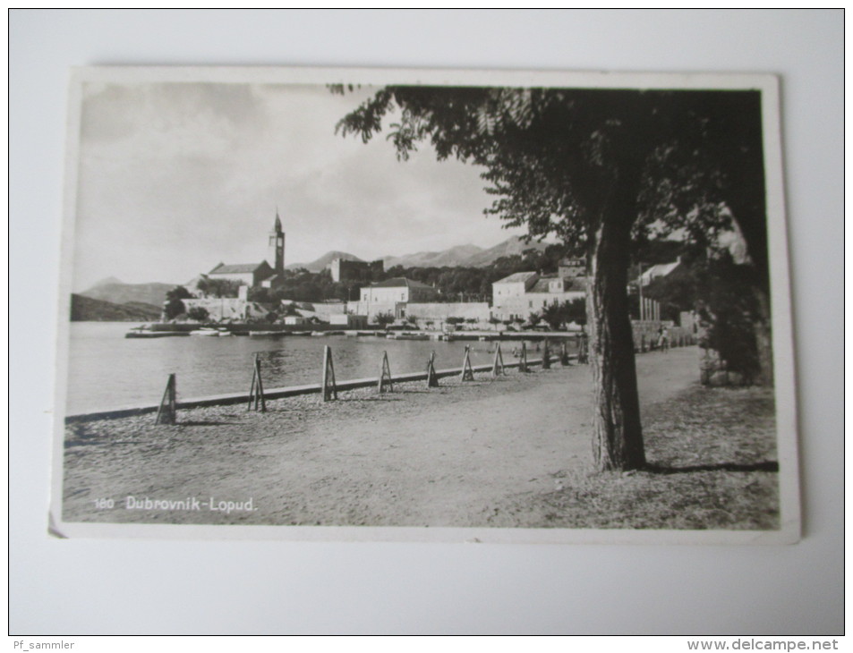 AK / Fotokarte Dubrovnik - Lopud (Kirche) Echt Gelaufen - Croatia