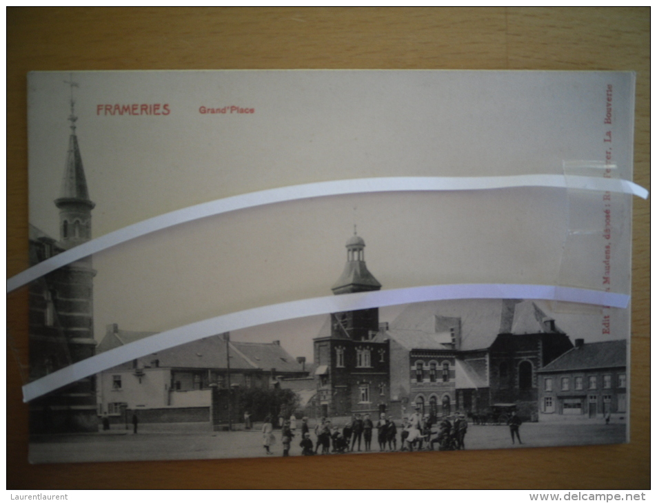 FRAMERIES _ Grand Place  1917 - Frameries