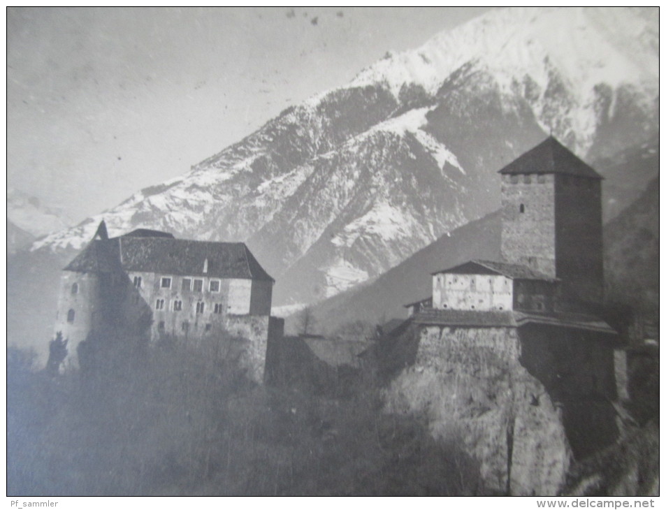 AK / Fotokarte 1924 Merano, Castel Tirolo Echt Gelaufen! Fotografo E Editore Leo Baehrendt - Merano